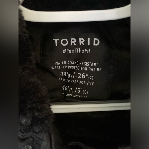 Torrid Nylon Functional Parka Black Size 2X - Picture 11 of 16